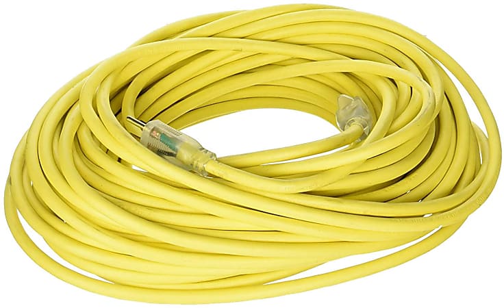 Hoffman Grounded Outdoor Extension Cord, 50', Yellow, USW74050
