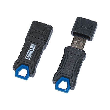 GorillaDrive Ruggedized USB 2.0 Flash Drive, 8GB