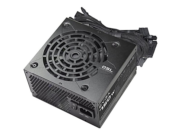 EVGA 750W Power Supply - Internal - 120 V AC, 230 V AC Input - 3.3 V DC, 5 V DC, 12 V DC, -12 V DC Output - 750 W - 1 +12V Rails - 1 Fan(s)