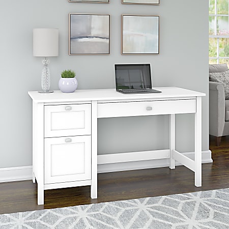 Bush furniture broadview computer desk with 2 drawer pedestal and organizer discount