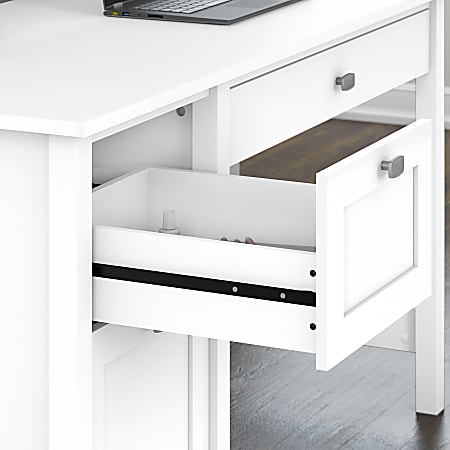 Bush furniture broadview computer desk with drawers in pure white sale