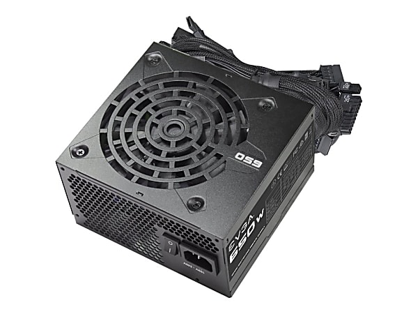 EVGA 650W Power Supply - Internal - 120 V AC, 230 V AC Input - 3.3 V DC, 5 V DC, 12 V DC, -12 V DC Output - 650 W - 1 +12V Rails - 1 Fan(s)