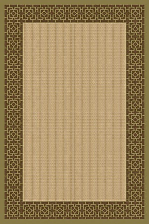 Flagship Carpets Printed Rug, 4'H x 6'W, Adessa Green