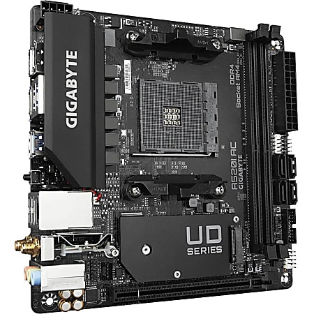 Gigabyte Ultra Durable A520I AC Desktop Motherboard AMD Chipset Socket AM4  Mini ITX Ryzen 3 Ryzen 5 Ryzen 7 Ryzen 9 Ryzen 3 PRO Ryzen 5 Pro Ryzen 7  PRO Ryzen 9