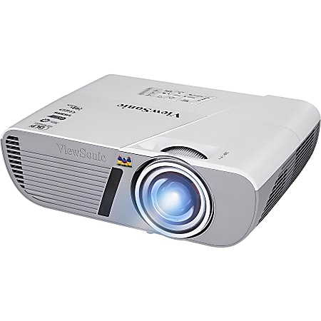 Viewsonic LightStream PJD5553LWS 3D Ready DLP Projector - 16:10 - White - 1280 x 800 - Front - 5000 Hour Normal Mode - 10000 Hour Economy Mode - WXGA - 20,000:1 - 3000 lm - HDMI - USB - 3 Year Warranty