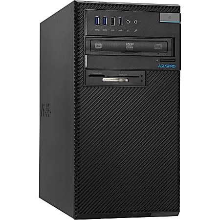 Asus D510MT-I34160081F Desktop Computer - Intel Core i3 i3-4160 3.60 GHz - 4 GB DDR3 SDRAM - 500 GB HDD - Windows 7 Professional upgradable to Windows 8.1 Pro - Mini-tower