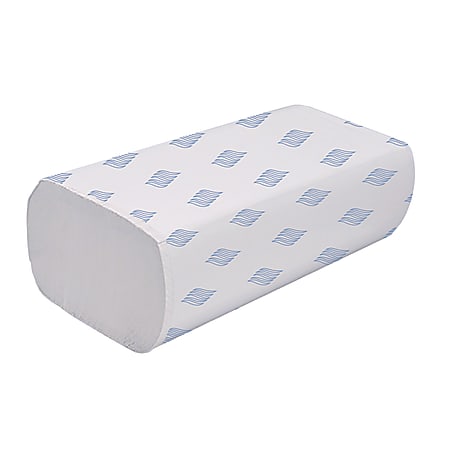 GEN Multifold Towels, 1-Ply, 9.25 x 9.05, White, 250/Pack, 16 Packs/Carton