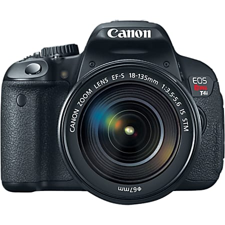Canon EOS T4i 18 Megapixel Digital SLR Camera with Lens - 18 mm - 135 mm