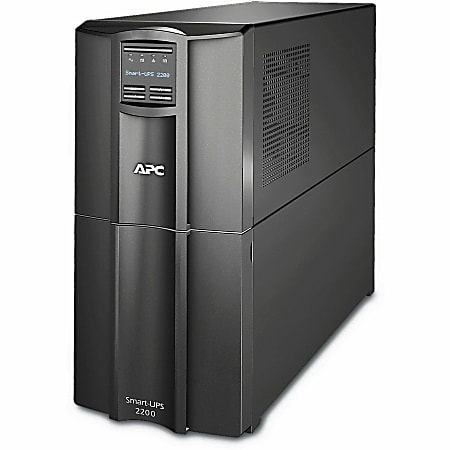 APC Smart-UPS, Line Interactive, 2200VA, Tower, 120V, 8x NEMA 5-15R+2x NEMA 5-20R outlets, SmartSlot, AVR, LCD, TAA - SMT2200US