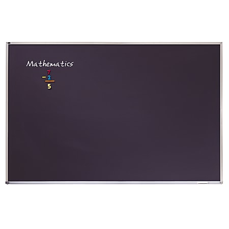 Quartet Education Magnetic Porcelain Chalkboard 48 x 36 Black ...