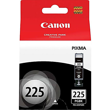 Canon® PGI-225 ChromaLife 100+ Black Ink Tank, 4530B001