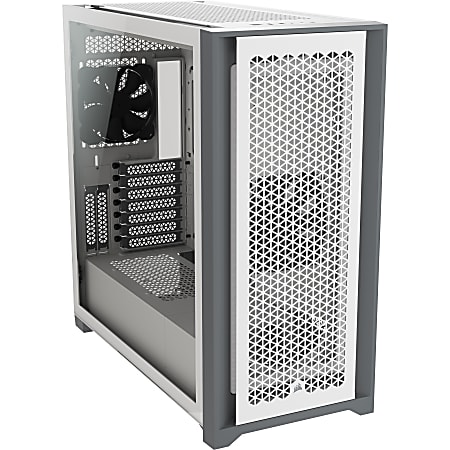 Corsair 5000D Airflow Computer Case - Mid-tower - White - Tempered Glass - 0
