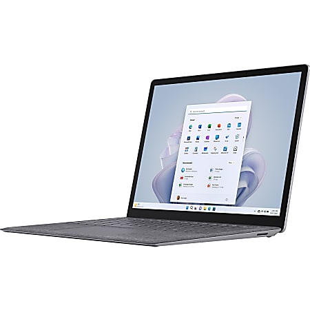 Microsoft® Surface 5 Laptop, 13.5" Touchscreen, Intel® Core™ i5, 8GB Memory, 512GB Solid State Drive, Platinum, Windows® 11 Home