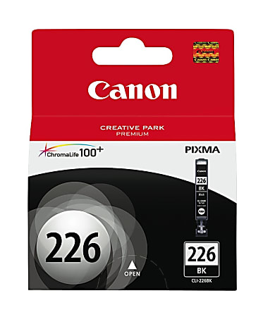Canon® CLI-226 ChromaLife 100+ Black Ink Tank, 4546B001