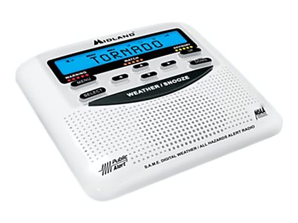 Midland WR120 Desktop Weather Alert Radio