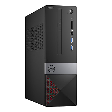 Dell™ Vostro 3471 SFF Desktop PC, Intel® Core™ i3, 4GB Memory, 128GB Solid State Drive, Windows® 10, V34713176BLK