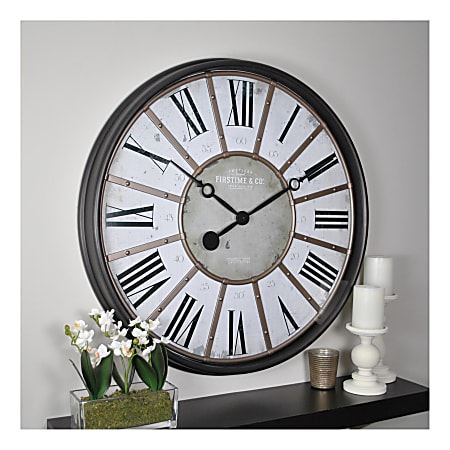 FirsTime & Co.® Roman Wall Clock, Oil-Rubbed Bronze