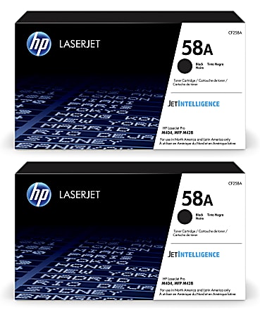 HP 58A Toner Of 2 CF258A - Office