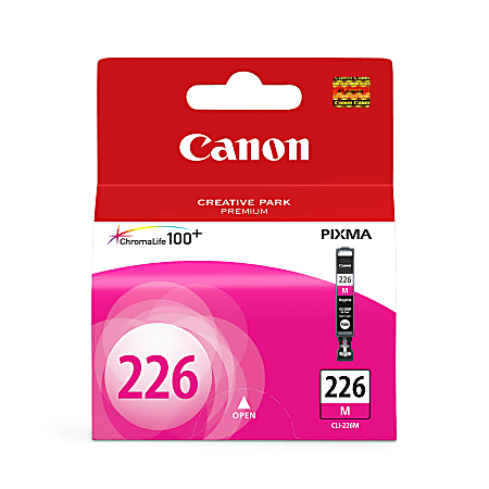 Canon® CLI-226 ChromaLife 100+ Magenta Ink Tank, 4548B001