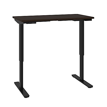 Bestar Universel Electric 48“W Standing Desk, Dark Chocolate