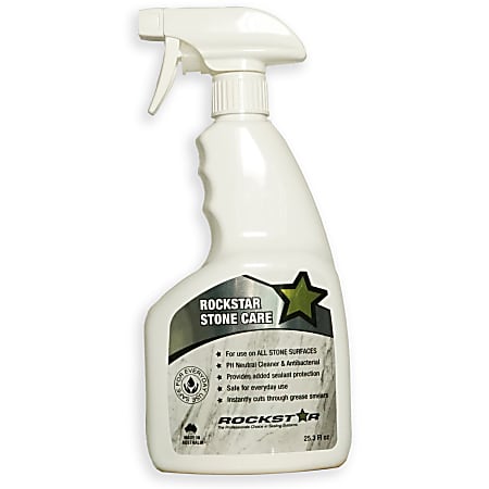 Rockstar Stone Care Spray Bottle, 750 mL, Clear
