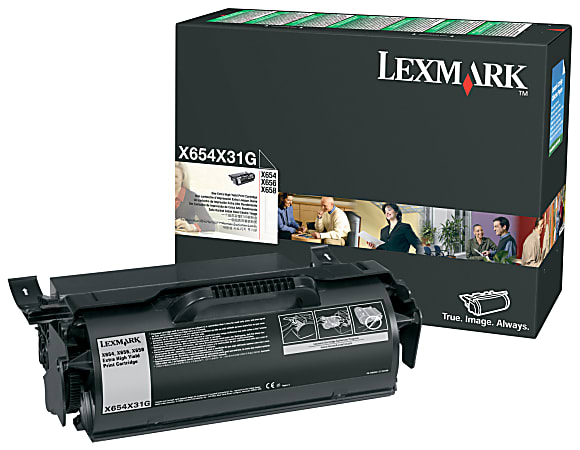 Lexmark X65x Original Extra High Yield Laser Toner Cartridge - Black Pack - 7000 Pages