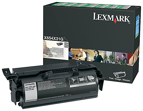 Lexmark X65x Original Toner Cartridge - Black - Laser - Extra High Yield - 7000 Pages