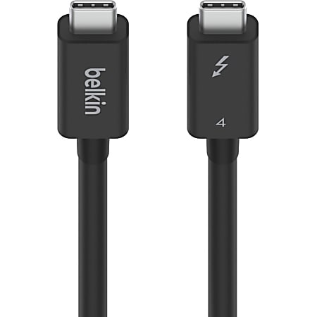 Belkin CONNECT Thunderbolt 4 Cable 3.28 Black - Office Depot
