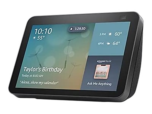 Amazon Echo Show 8 (2nd Generation) - Smart display - LCD 8" - wireless - Bluetooth, Wi-Fi - charcoal