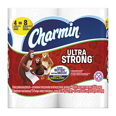 Charmin® Ultra Strong 2-Ply Toilet Paper, 154 Sheets Per Roll, 4-PK