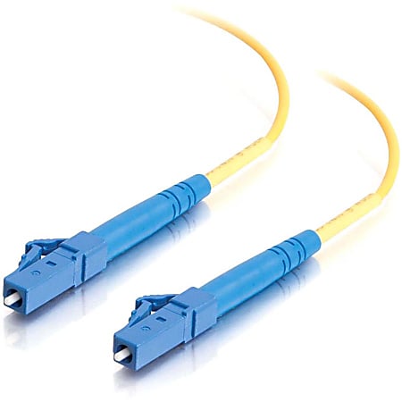 C2G-7m LC-LC 9/125 OS1 Simplex Singlemode PVC Fiber Optic Cable - Yellow - 7m LC-LC 9/125 Simplex Single Mode OS2 Fiber Cable - Yellow - 23ft
