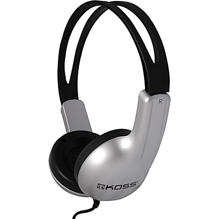 Koss® ED1TC On-Ear Headphones, Silver/Black
