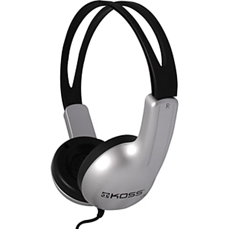 Koss ED1TC On Ear Headphones SilverBlack - Office Depot