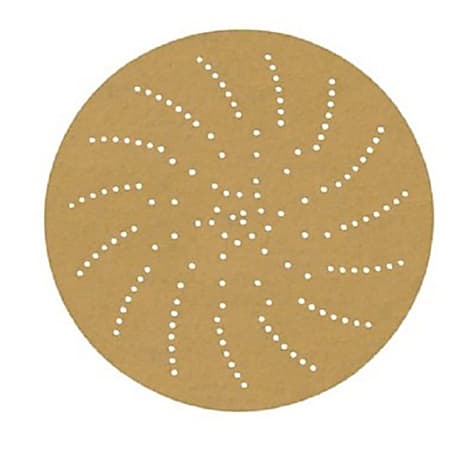3M Hook-And-Loop Sanding Discs, 320 Grit, 6", Tan, Pack Of 250 Discs