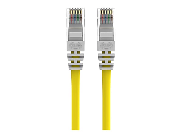 Belkin - Crossover cable - RJ-45 (M) to RJ-45 (M) - 3 m - UTP - CAT 5e - yellow