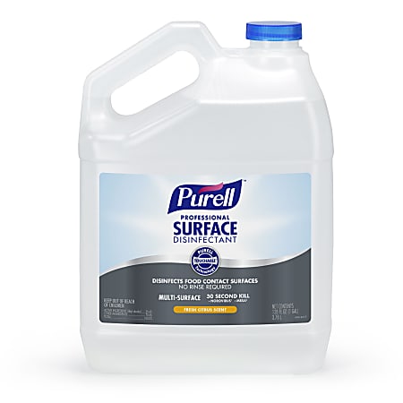 Purell® Professional Surface Disinfectant Refill, Fresh Citrus Scent, 128 Oz Bottle, Case Of 4