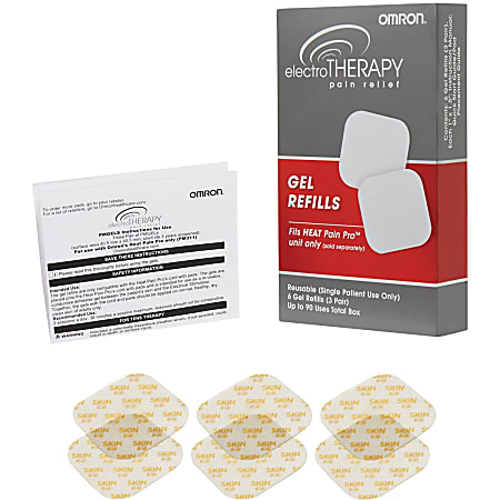Omron Heat Pain Pro Gel Refills - Self-adhesive