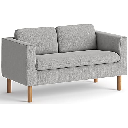 HON Parkwyn Loveseat - Material: Fabric - Finish: Gray