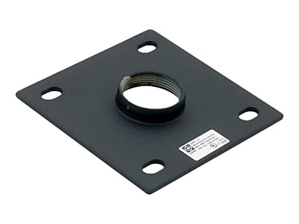 Chief 6" Ceiling Plate - Black - Mounting component (ceiling plate) - for projector - black