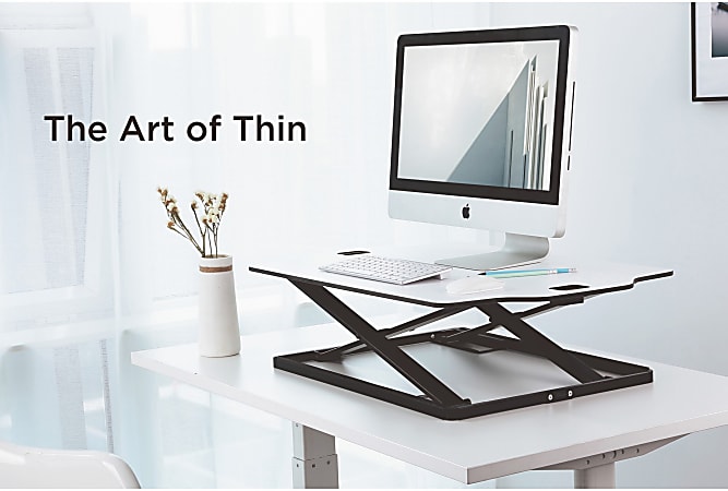 Thin online tall desk