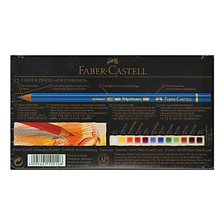 Faber-Castell Polychromos Pencils, Set of 12