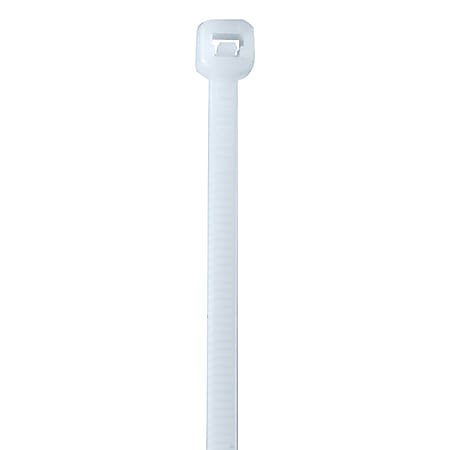 Partners Brand Nylon Cable Ties, 50 Lb, 19", Natural, Pack Of 500