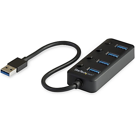 StarTech.com 4-Port USB 3.0 Hub - 4x USB-A