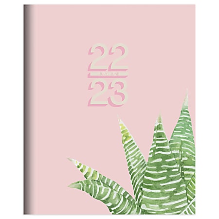 TF Publishing Large Monthly Academic Planner, 9" x 11", Plant, July 2022 to June 2023, AY-LMO-23-4712OD