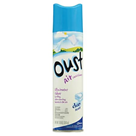 Oust® Air Sanitizer, 10 Oz., Clean Linen