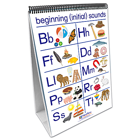 NewPath Learning Early Childhood ELA Readiness Flip Chart, Phonemic Awareness, Grades Pre K To 2nd
