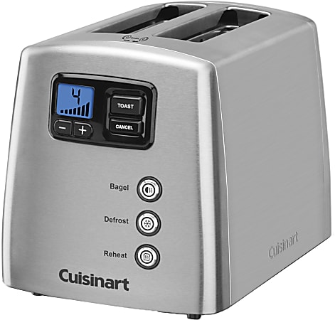 Cuisinart™ Countdown 2-Slice Leverless Toaster, Silver