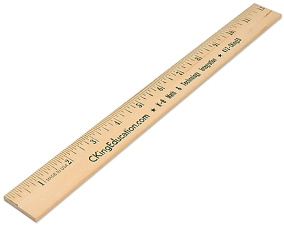 Natural Finish 12" Ruler