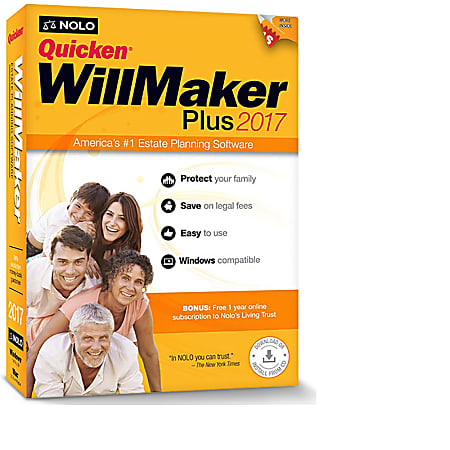 Nolo Quicken® WillMaker Plus 2017, Download Version