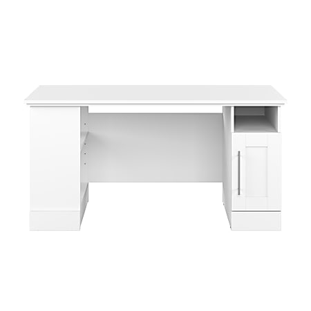 Bestar white computer desk discount